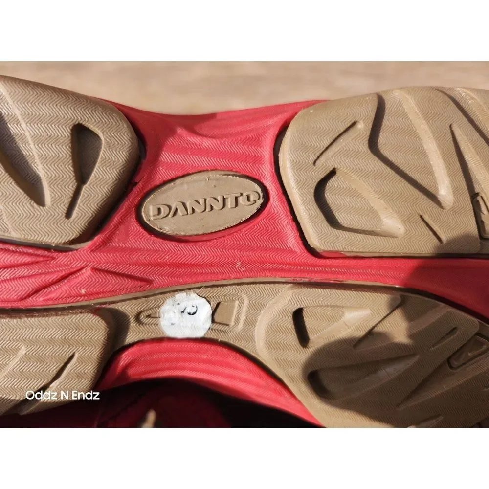 Dannto Womens EU 37 Red Outdoor Sandals With Adjustable Straps &‎ Non-Slip Soles